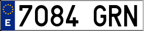 Truck License Plate